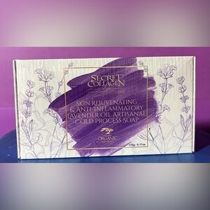SECRET COLLAGEN - Lavender Oil Artisanal Cold Process Soap